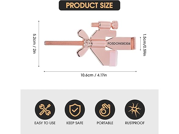 Fosdonge Heavy-Duty Portable Door Lock