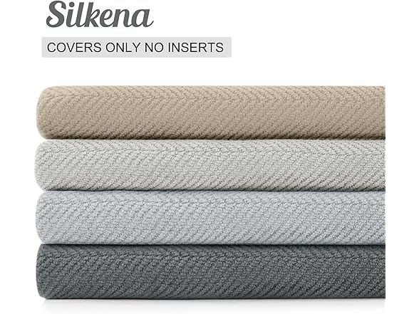 Silkena Throw Pillow Covers