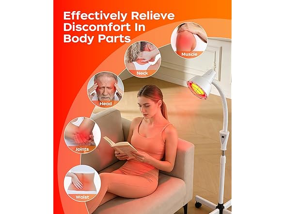 LHCYLDQ Infrared Light Therapy Lamp