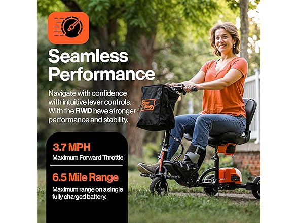 SuperHandy GUT184 Passport Mobility Scooter