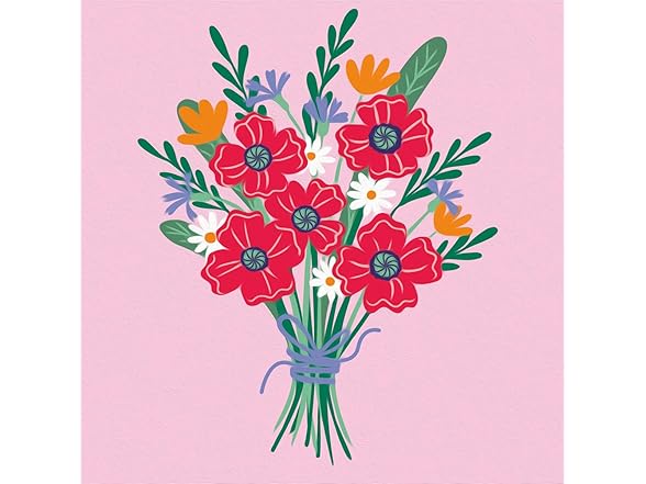 Ravensburger Relax CreArt Poppy Bouquet Paint