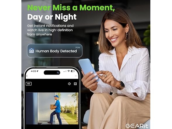 GEARit 2K Home Security Camera