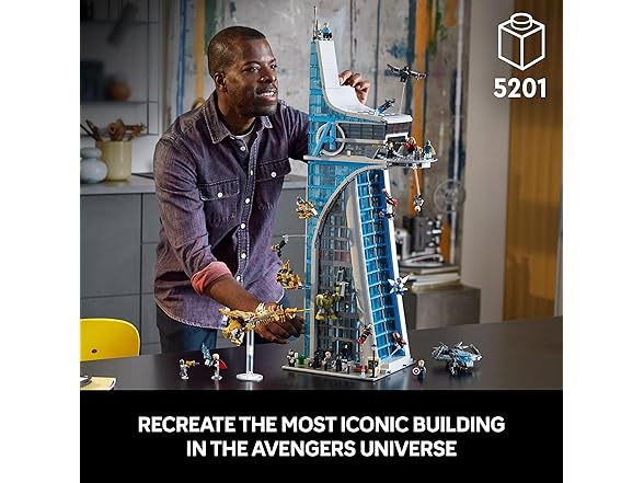 LEGO Marvel Avengers Tower Building Kit