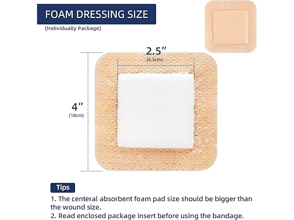 URAY Silicone Foam Dressing with Border
