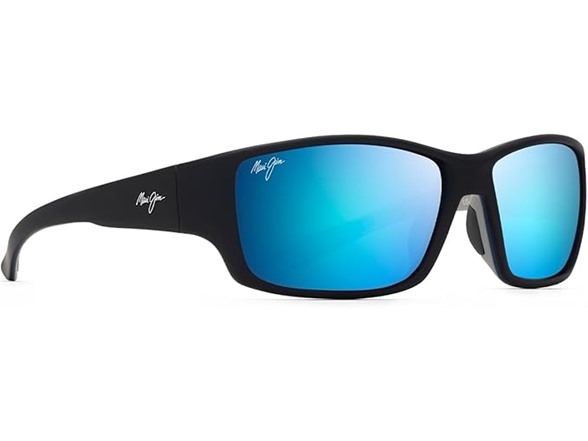 Maui Jim Mens Local Kine Polarized Wrap Sunglasses