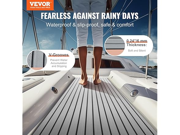 VEVOR Boat Flooring - 94.5 x 35.4 in