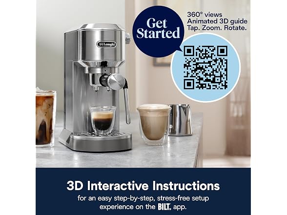 De'Longhi Dedica Duo Compact Espresso Machine Stainless Steel