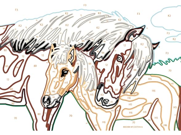 Ravensburger CreArt Mother/Foal Paint by Number