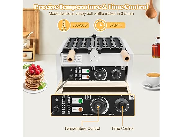 Treliamd Commercial Bubble Waffle Maker