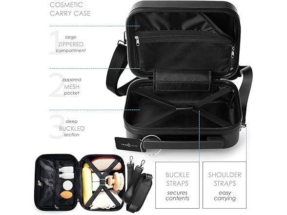 TRAVELARIM 20 Inch Carry On Luggage
