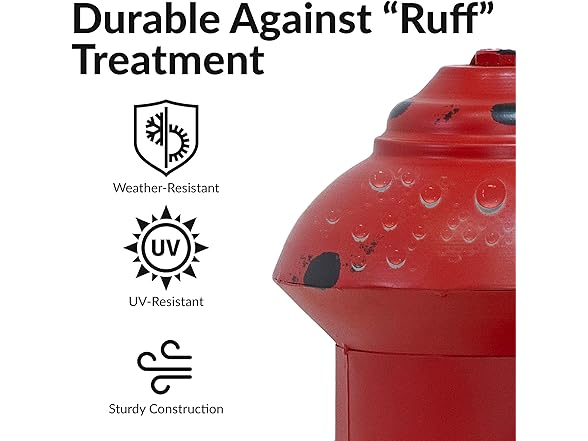 Sunnydaze 21" Fire Hydrant Outdoor Statue