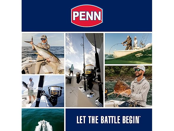 PENN 6'6" Battle IV Fishing Rod and Reel Combo