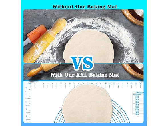 UBeesize Oversize Silicone Baking Mat