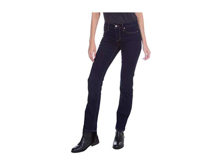 Levi's Women's 314 Shaping Straight Jeans, Darkest Sky - Dark Indigo, 31