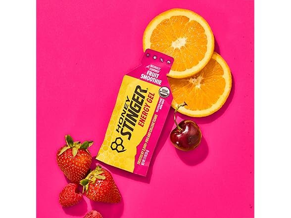 12PK Honey Stinger Organic Fruit Smoothie Energy Gel