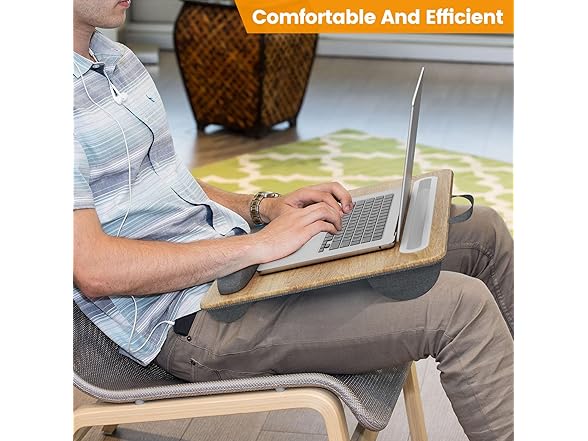 Flycity Laptop Lap Desk with Cushion