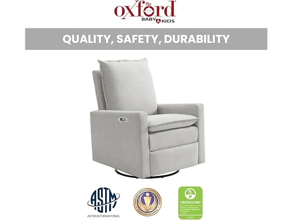 Oxford Baby Uptown Power Recliner/Glider