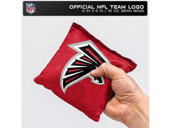 ATLANTA FALCONS DualSided Bean Bags 4 Pack