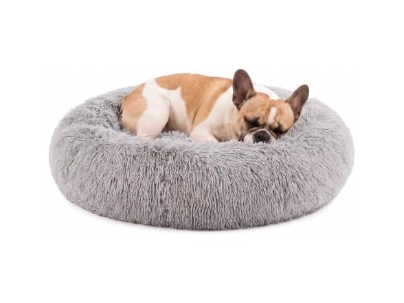 NEWBULIG 30.7x30.7 Inch Donut Dog Bed