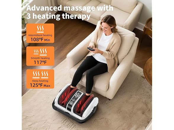 Shiatsu Foot Massager With Heat, Deep