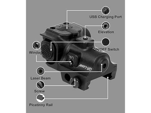 QR-Laser Tactical Pistol Laser Beam