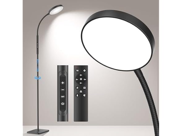 PACOVY Height Adjustable Floor Lamps