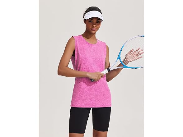 COOrun Women (L) Lightweight Tank Top Workout Tops