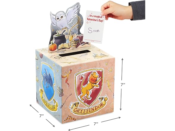 Hallmark Harry Potter Valentine's Day Cards and Mailbox (34 Piece)