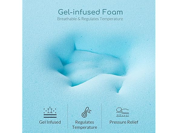 Airdown Mattress Topper King 3" Memory Foam