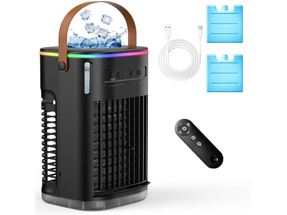 Upgraded 5 IN 1 Small Portable Air Conditioner