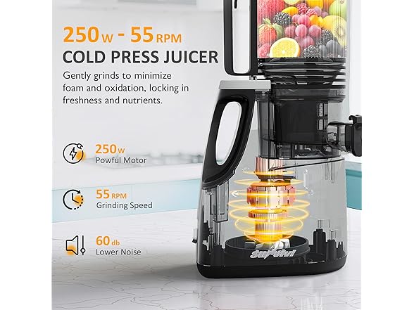 SUNVIVI Cold Press Juicer