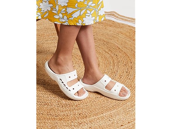 Crocs Baya Unisex Sandal White