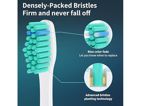 OLINS KAKO Philips Sonicare Heads, 6 Pack