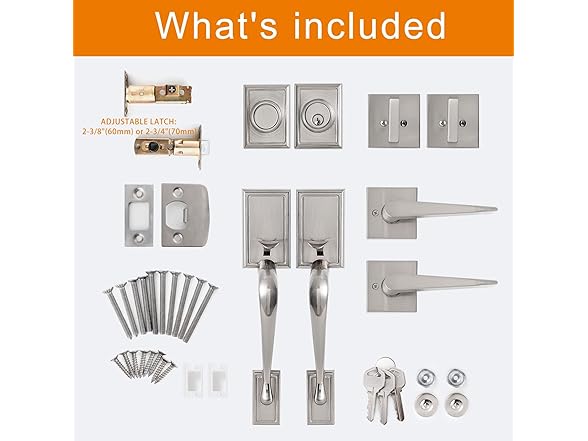 Natsukage Double Door Handle Set