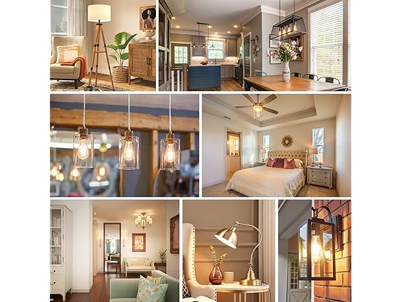 Brightever Vintage LED Edison Bulbs 8Pk