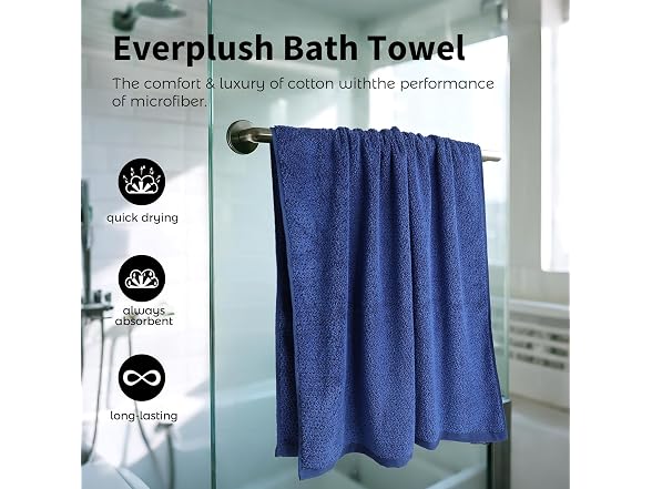 Everplush Diamond Collection Extra Large Bath Sheet Towel