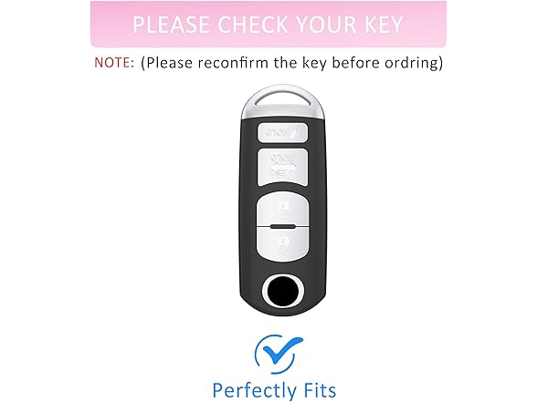 Key Fob Cover Bling Mazda Pink 4btn