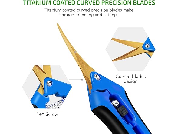 iPower Pruning Shear 6.5" Blue