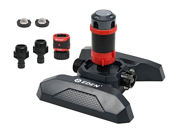 Eden 4-Pattern Adjustable Rotary Gear Sprinkler