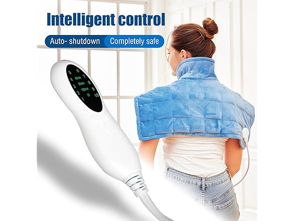 Heating Pad for Neck (Plaid Blue)