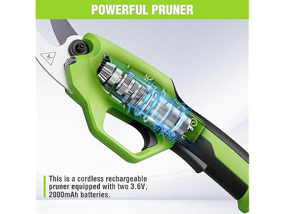 WORKPRO 7.2V Electric Pruning Shears
