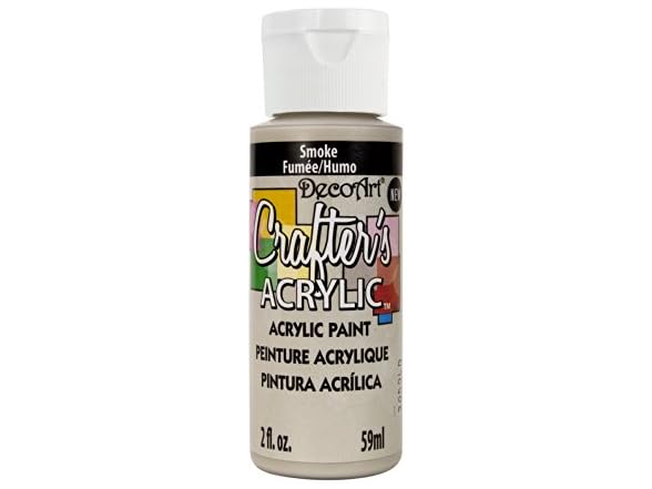 DecoArt Crafter's Acrylic Paint, 2-Ounce, Smoke