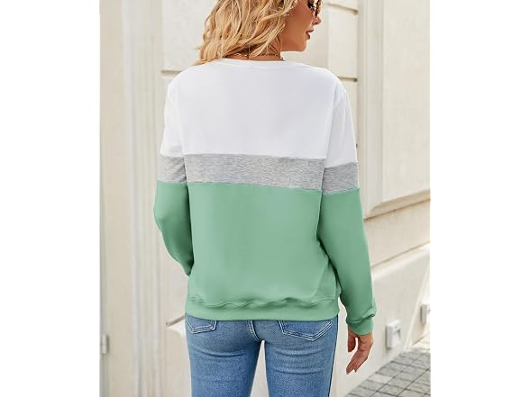FKEEP Women's Crew Neck Sweatshirt (Small)