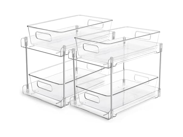 $16.99, Was $25.99, 34% Off! Vtopmart 2 Pack Pull Out Bathroom Under Sink Organizer dealfomo