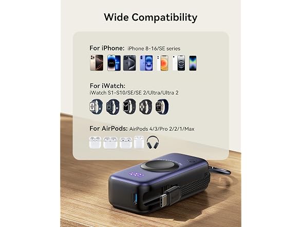 INIU 20W SnapGo 5000mAh Mini MagSafe Power Bank