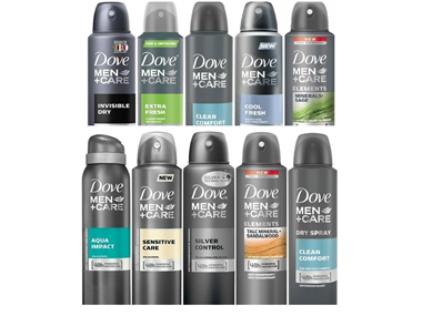 $29.99, Was $39.99, 25% Off! (10-Pack) Dove Anti-Perspirant Spray, Variety dealfomo