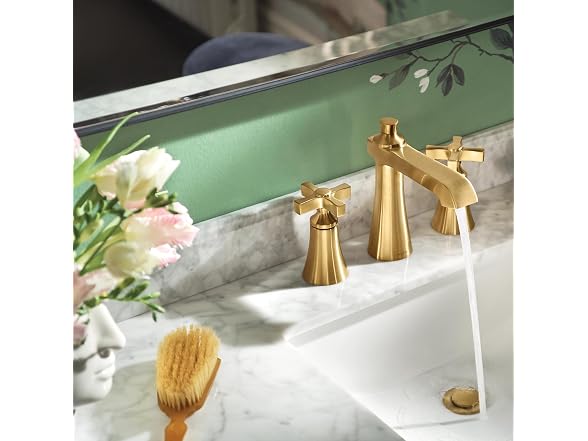 Moen Flara Brushed Gold Two Handle 8 in Faucet Trim Kit