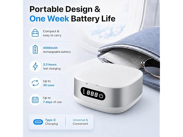 Cordless Ultrasonic Retainer Cleaner