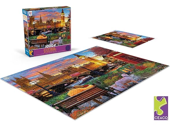 The Thames in London - 1000 Piece Jigsaw Puzzle