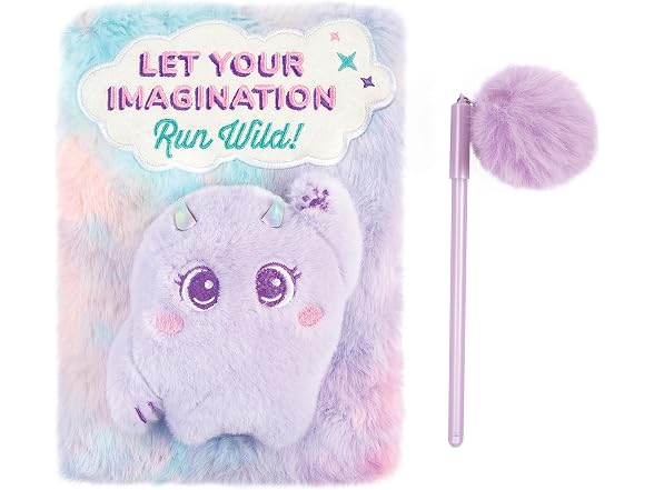 Make It Real 3C4G: Imagination Land Wild Style Plush Journal & Pen